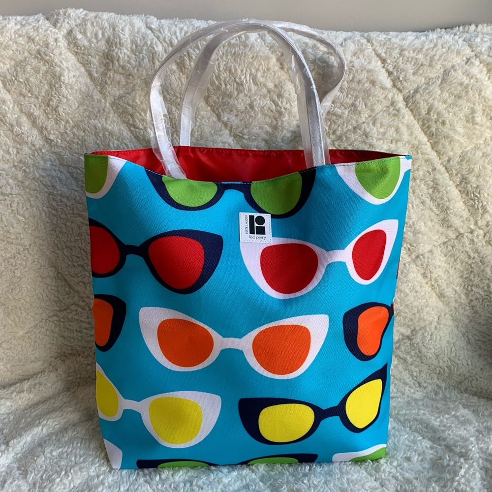 From Few Years Ago Pop Art Lisa Perry Estée Lauder Eyeglasses Tote